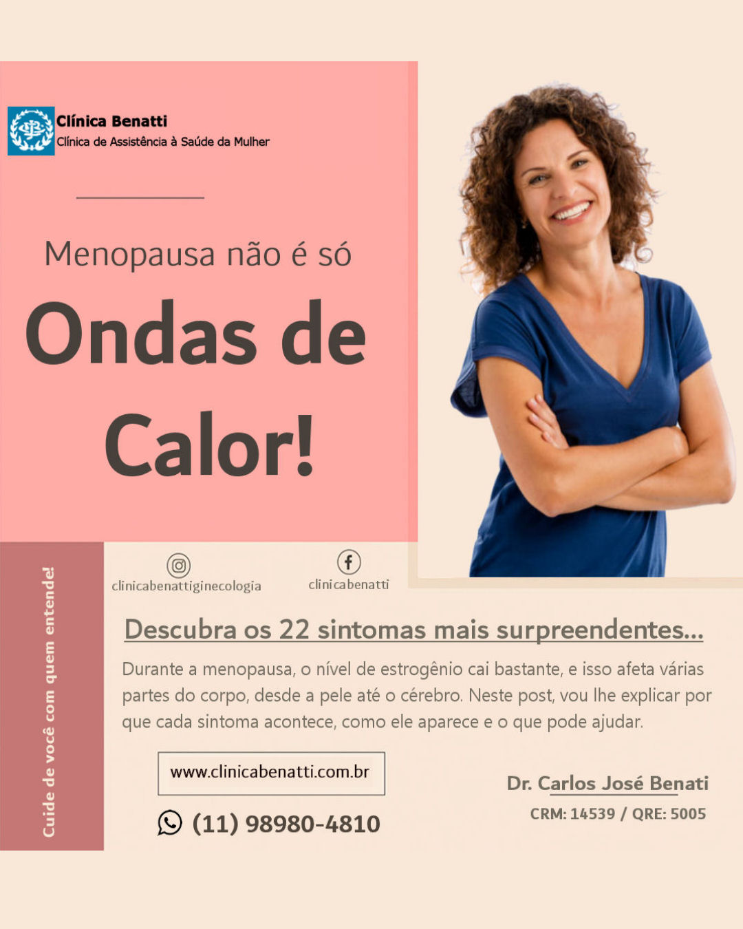 Menopausa não é só onda de calor!