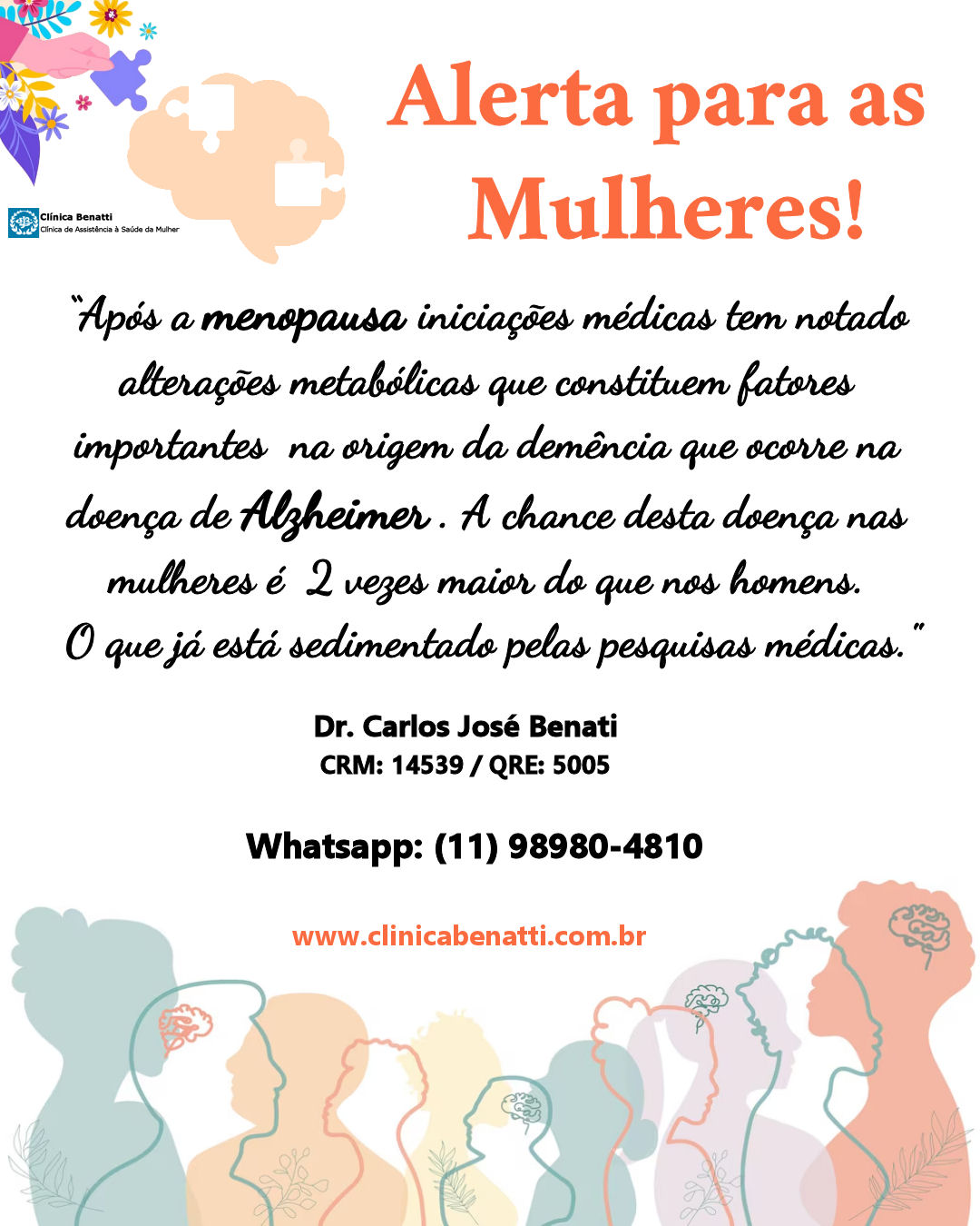 Alerta para as Mulheres: Como a Menopausa pode dobrar o risco de Alzheimer - e o que fazer?