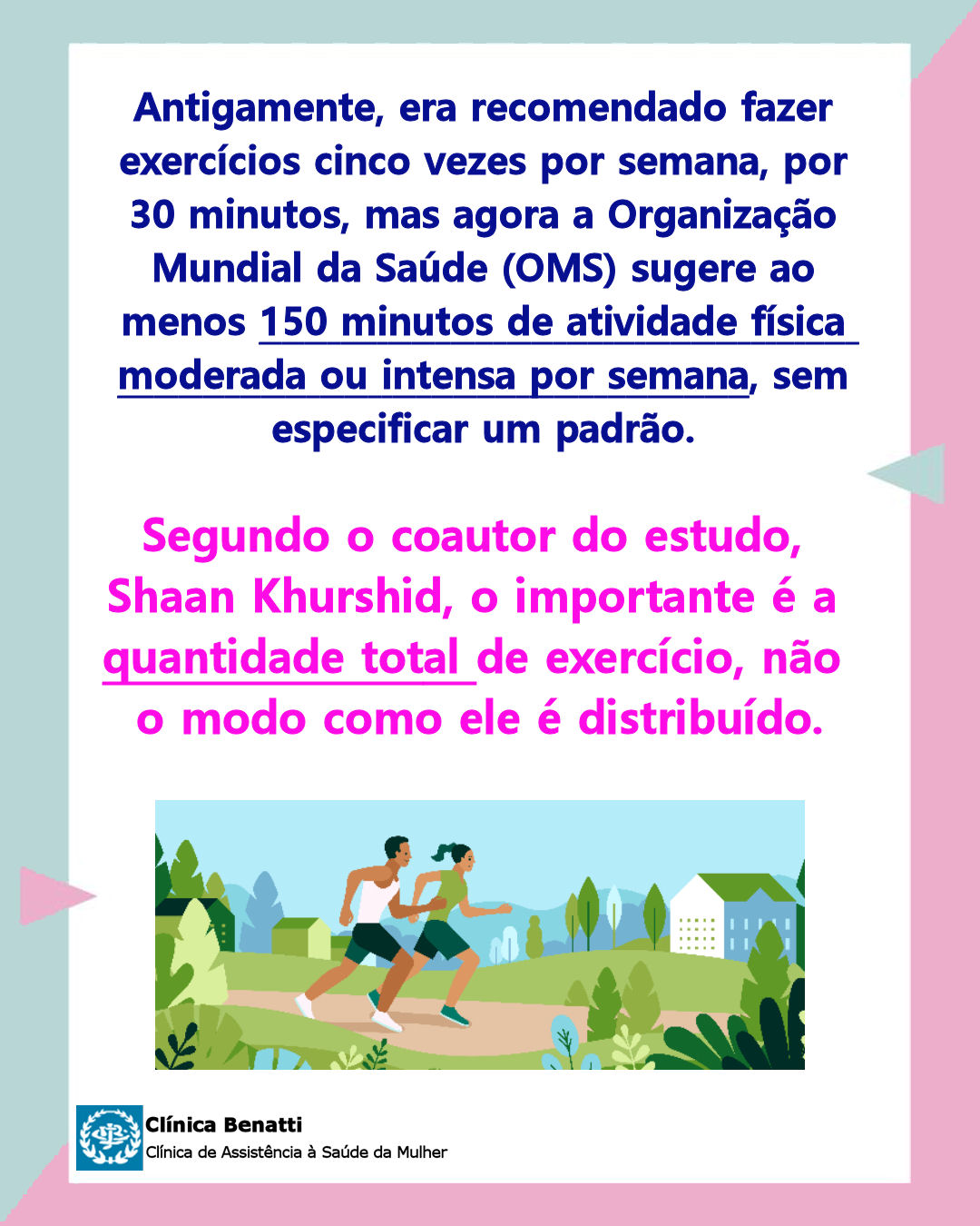 Você sabia que praticar exercícios 2 vezes por semana já ajuda a evitar 264 doenças?