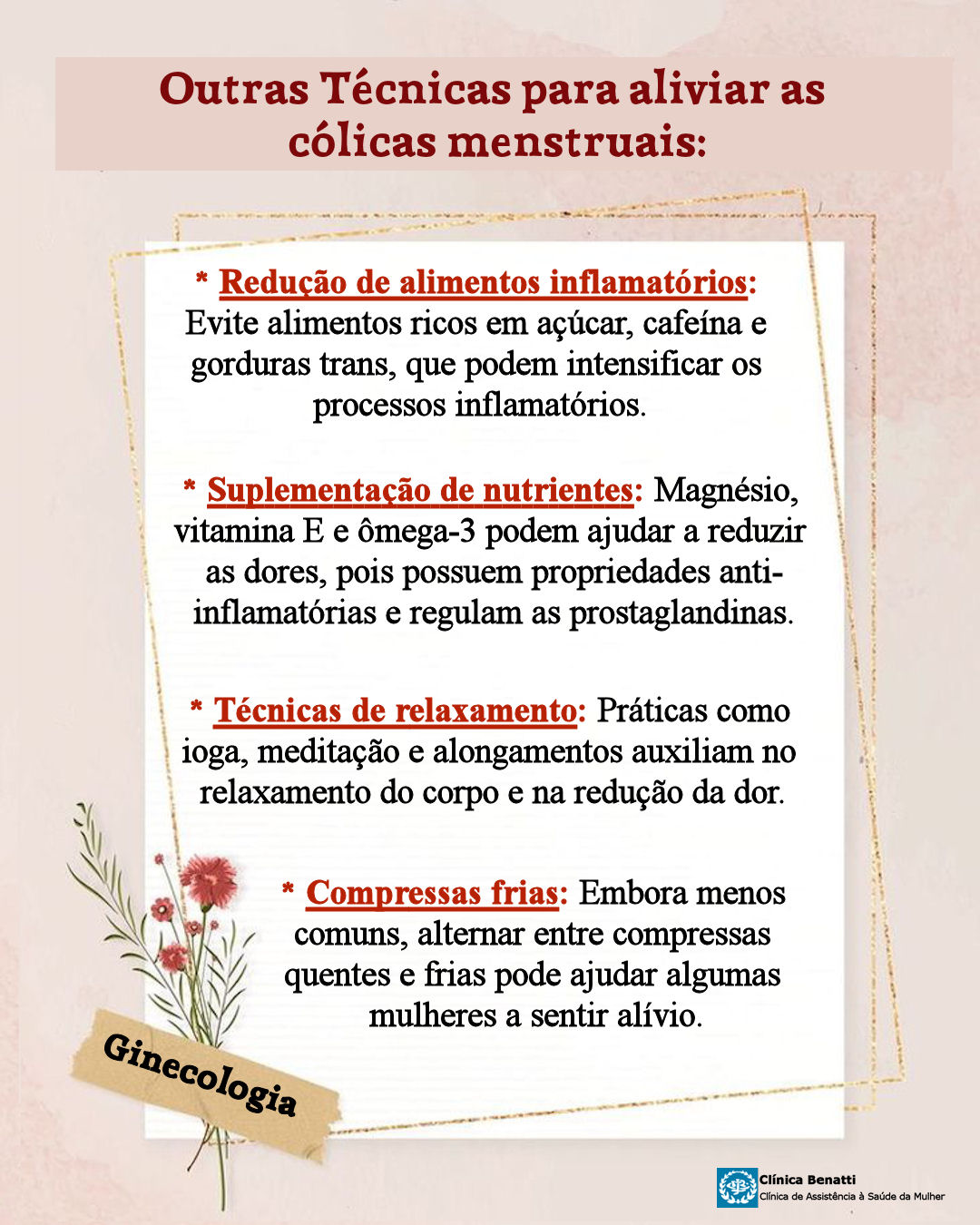 Como Aliviar as Cólicas Menstruais?