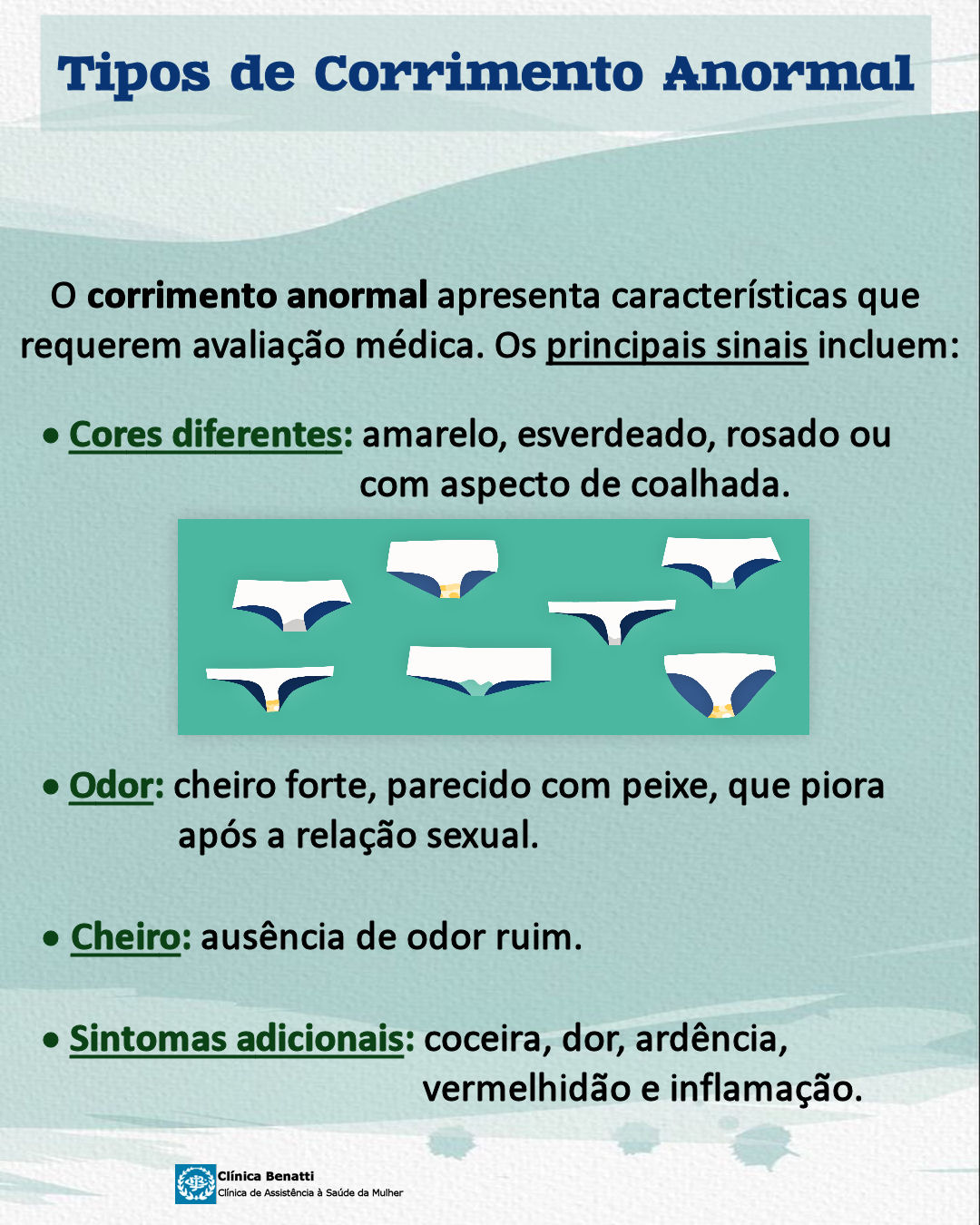 Corrimento Vaginal: Saiba Identificar os Tipos, Causas e Quando Procurar um Ginecologista!