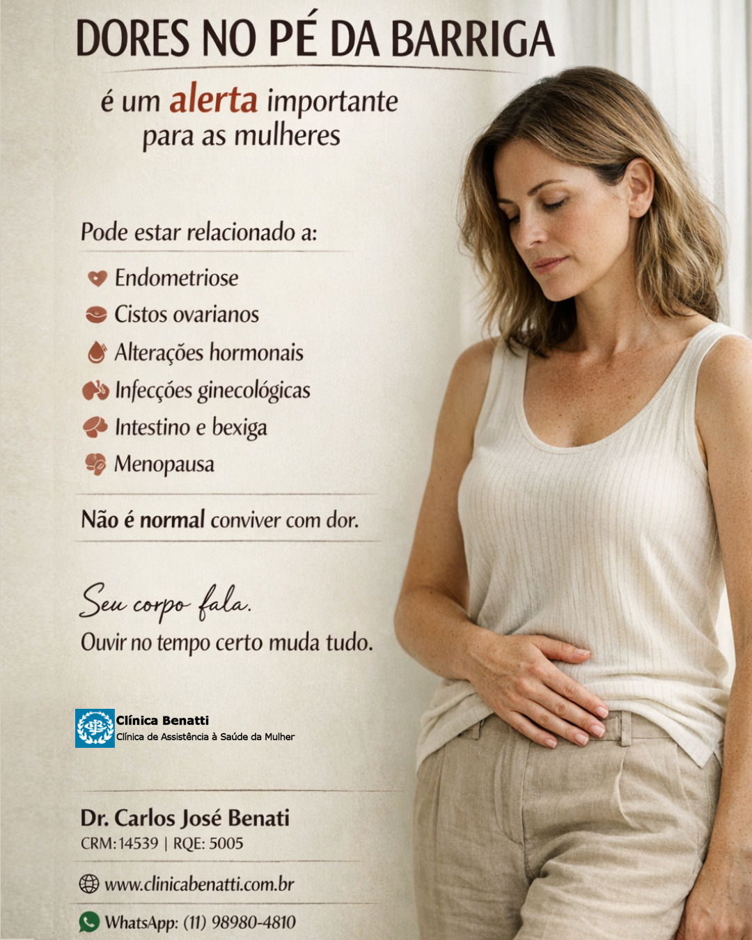Dores no Pé da Barriga é um Alerta Importante para as Mulheres