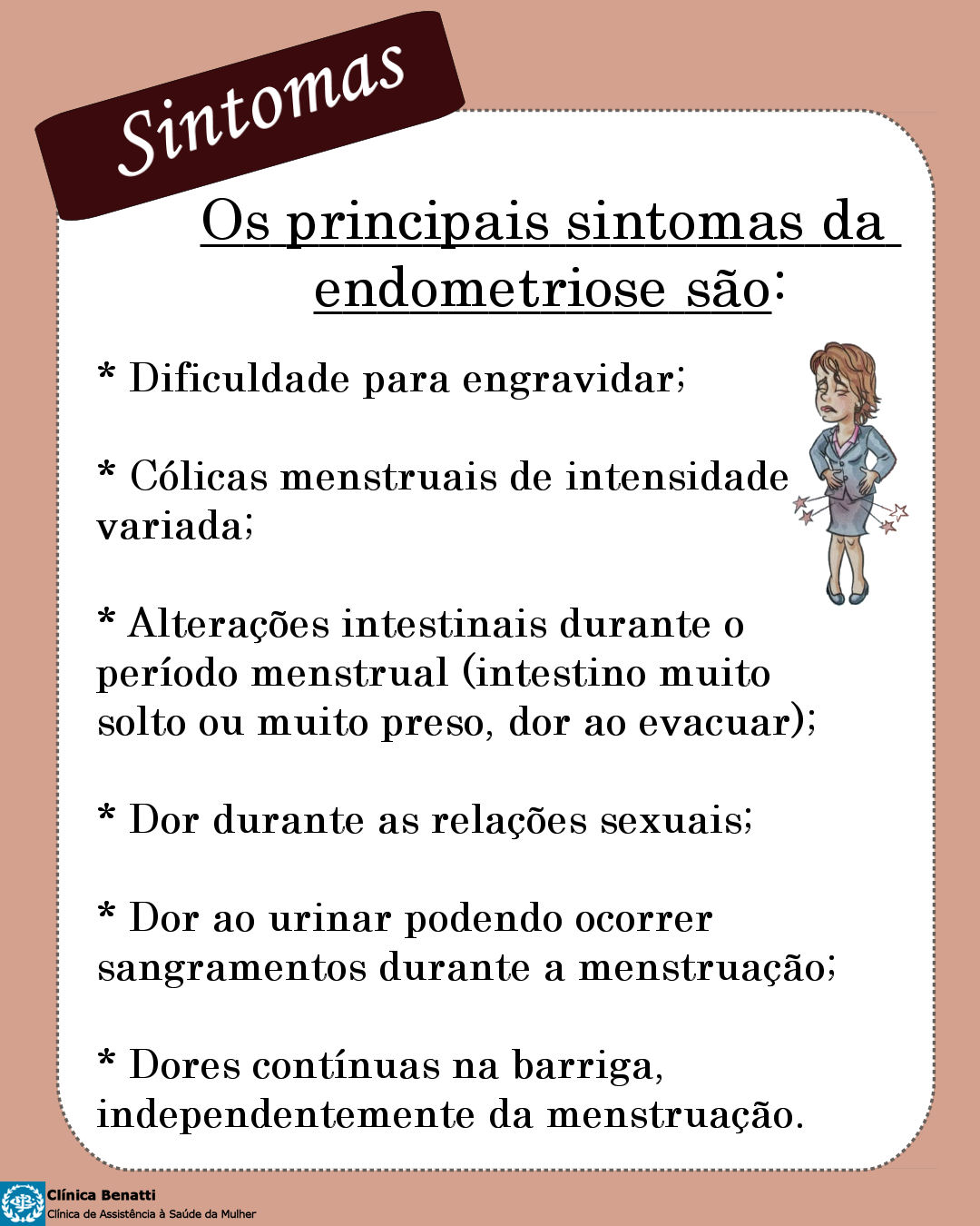 Principais Sintomas da Endometriose