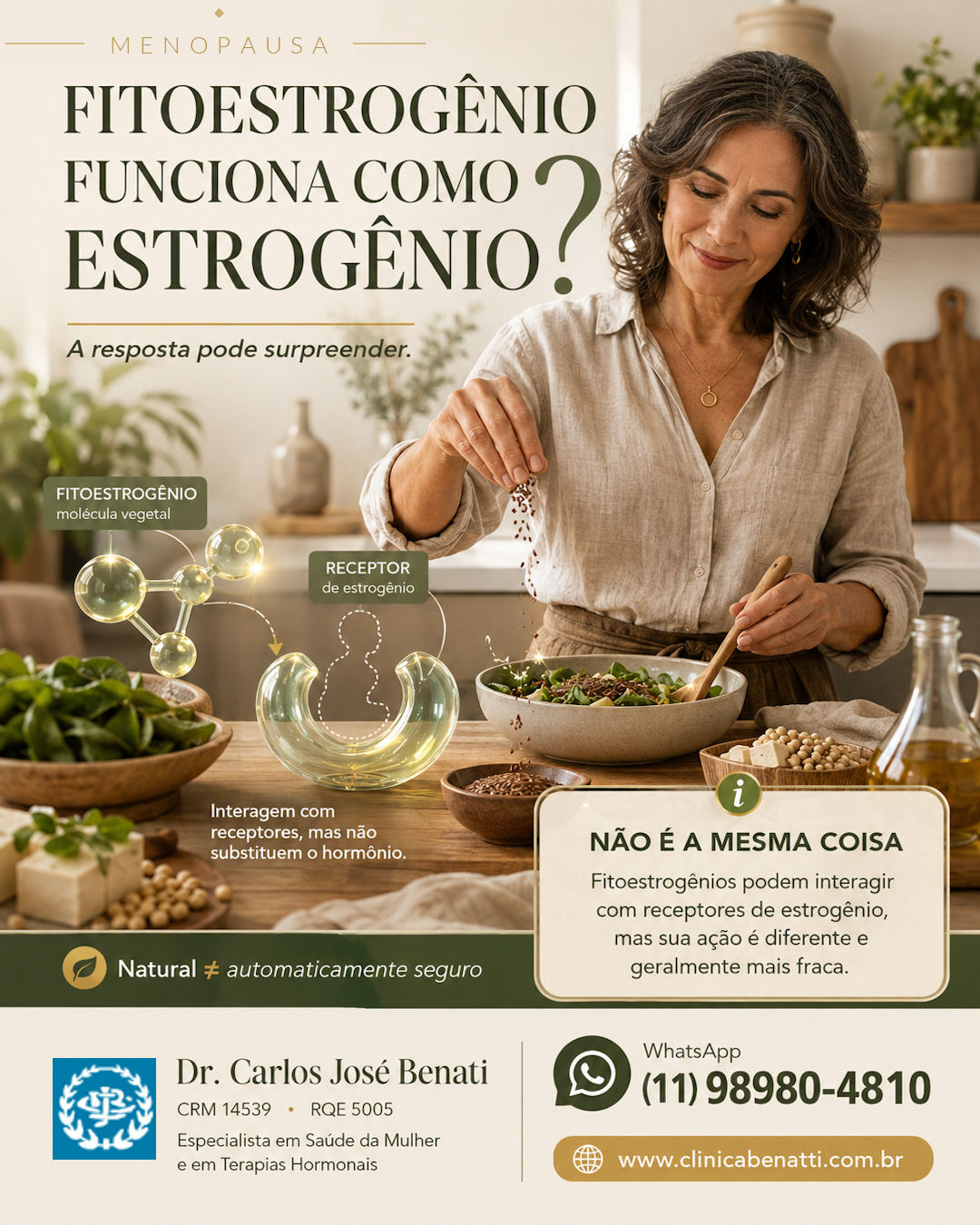 Fitoestrogênio, estrogênio e menopausa