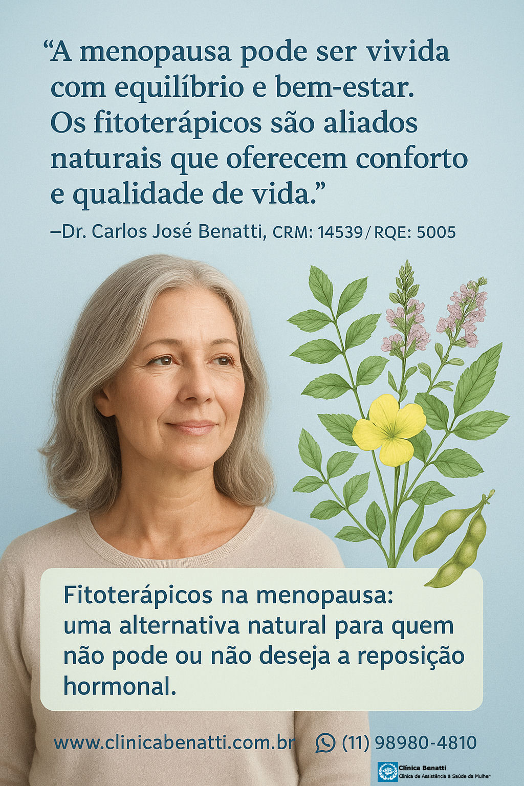 Menopausa Natural e Fitoterápicos: uma alternativa de cuidado para a mulher