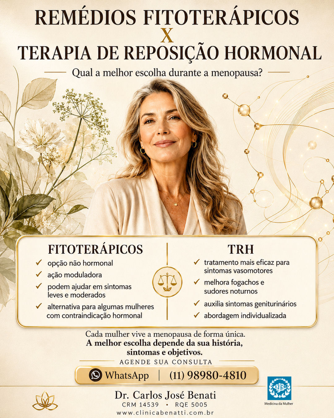 Exame para prever quando a mulher vai entrar na menopausa