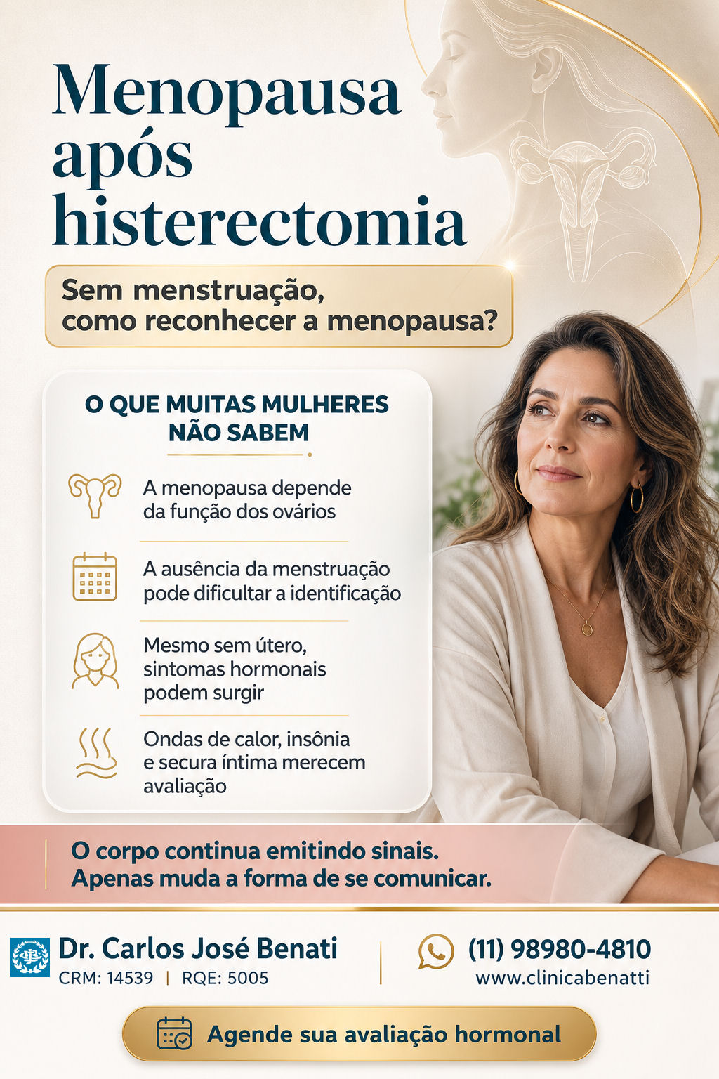 Menopausa após histerectomia