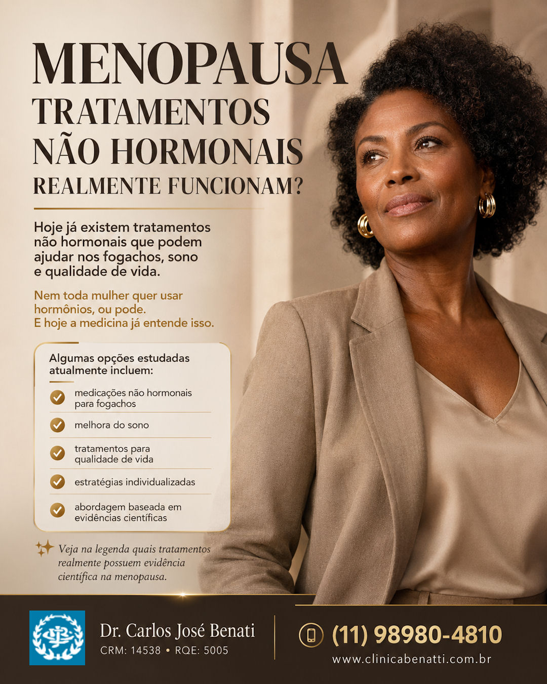 Tratamentos não hormonais para menopausa realmente funcionam?