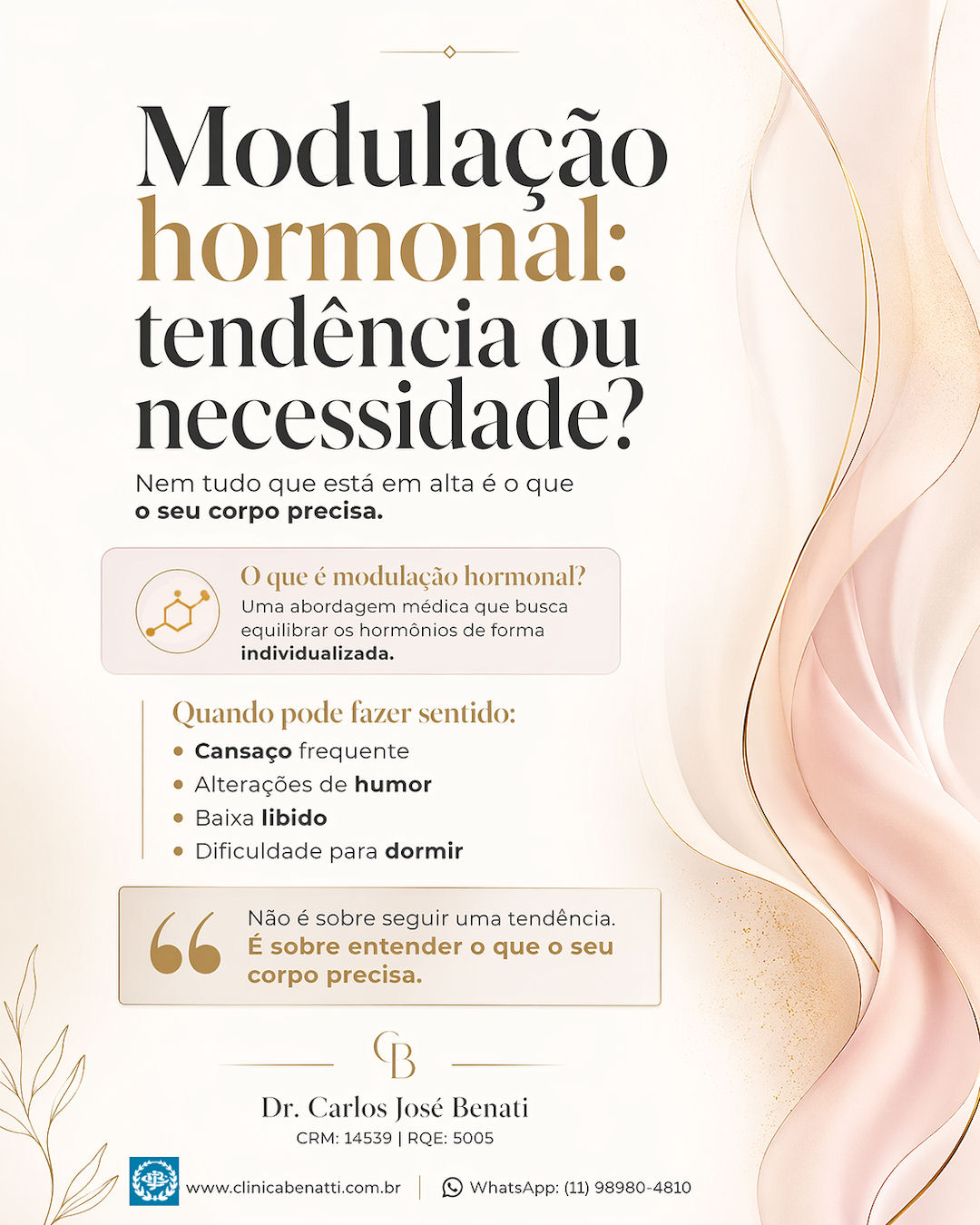 Modulação Hormonal: Tendência ou Necessidade Médica?