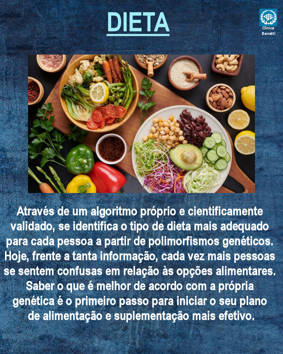 O Mapa da Nutrição está no DNA!