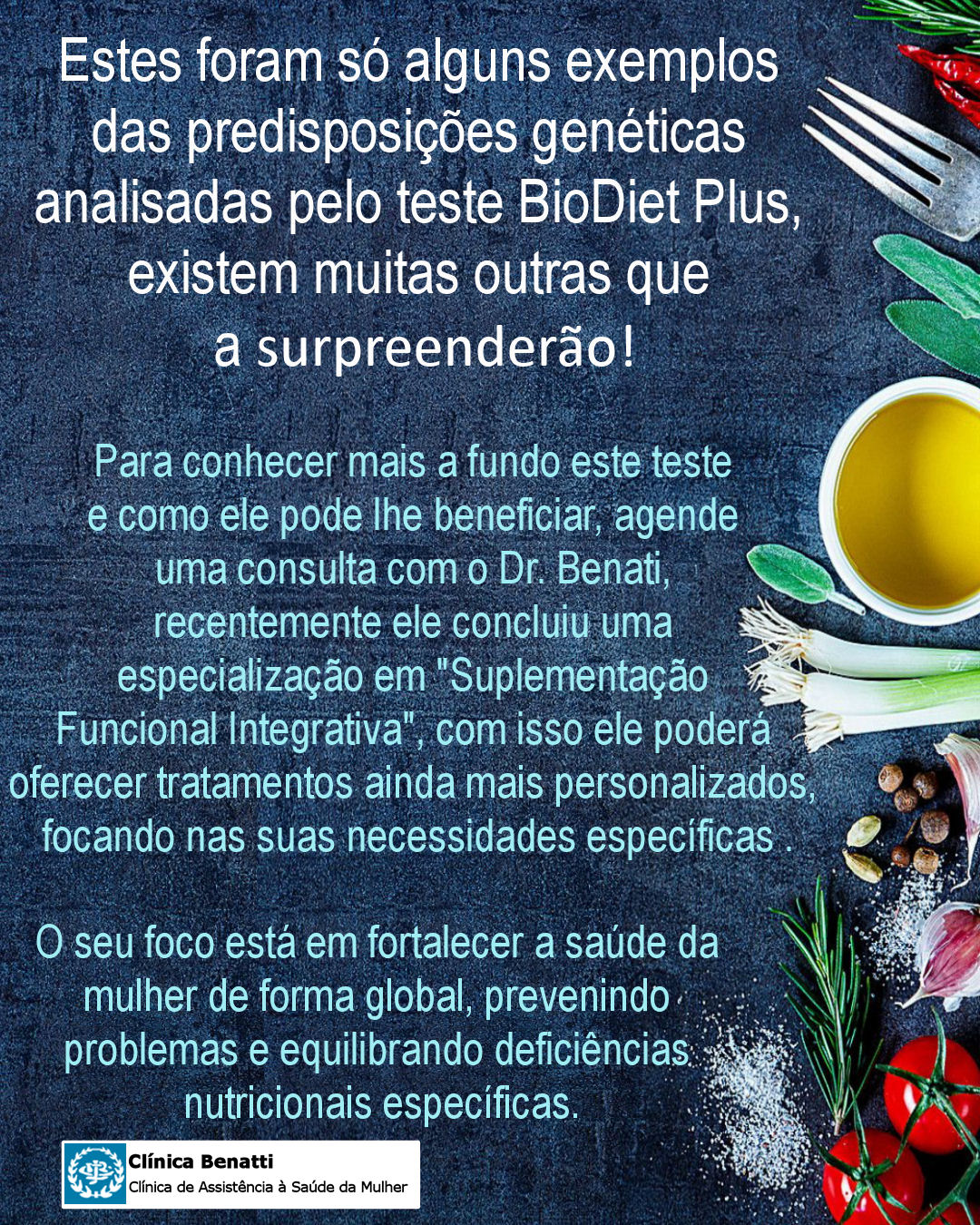 O Mapa da Nutrição está no DNA!