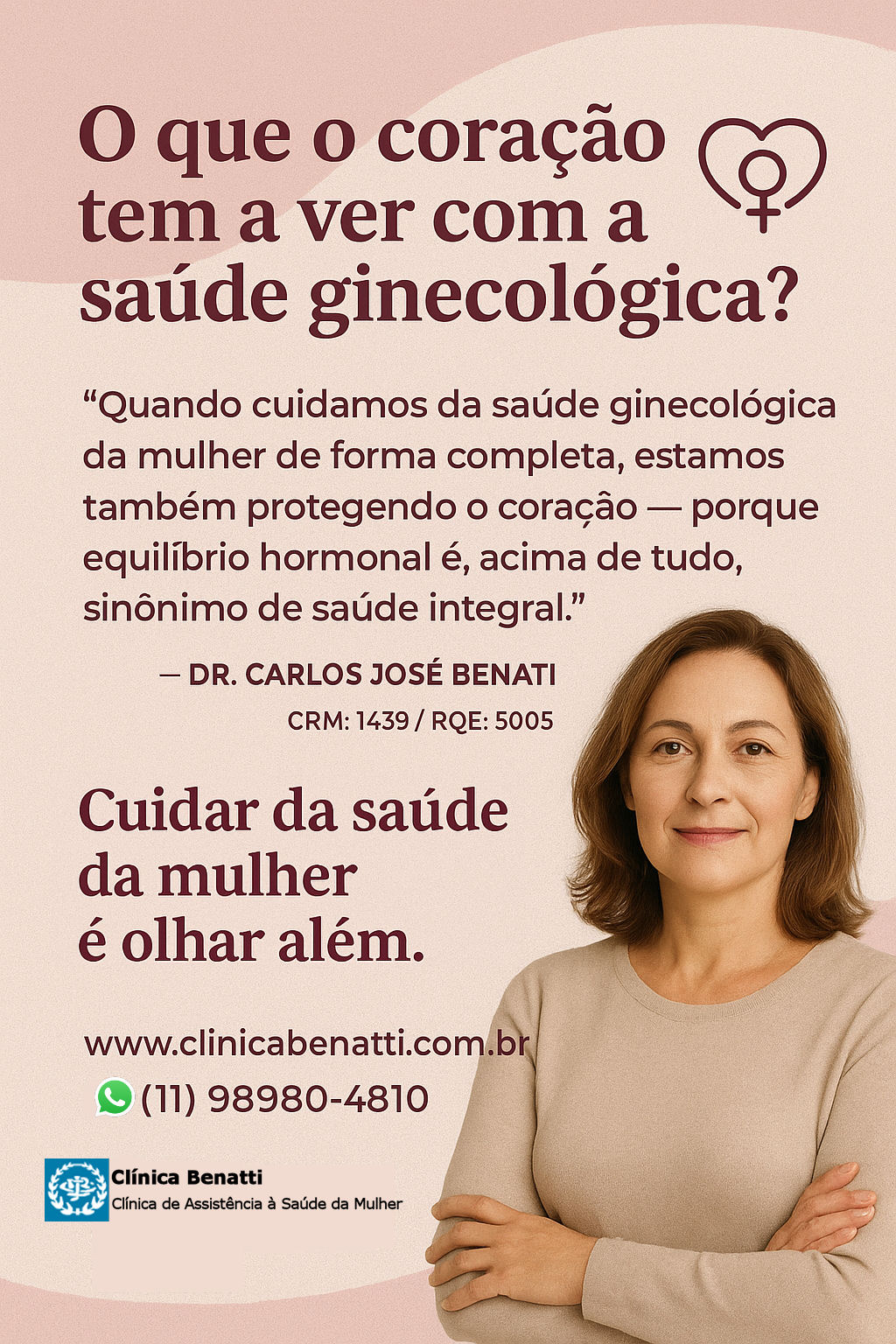 O que o coração tem a ver com a saúde ginecológica?