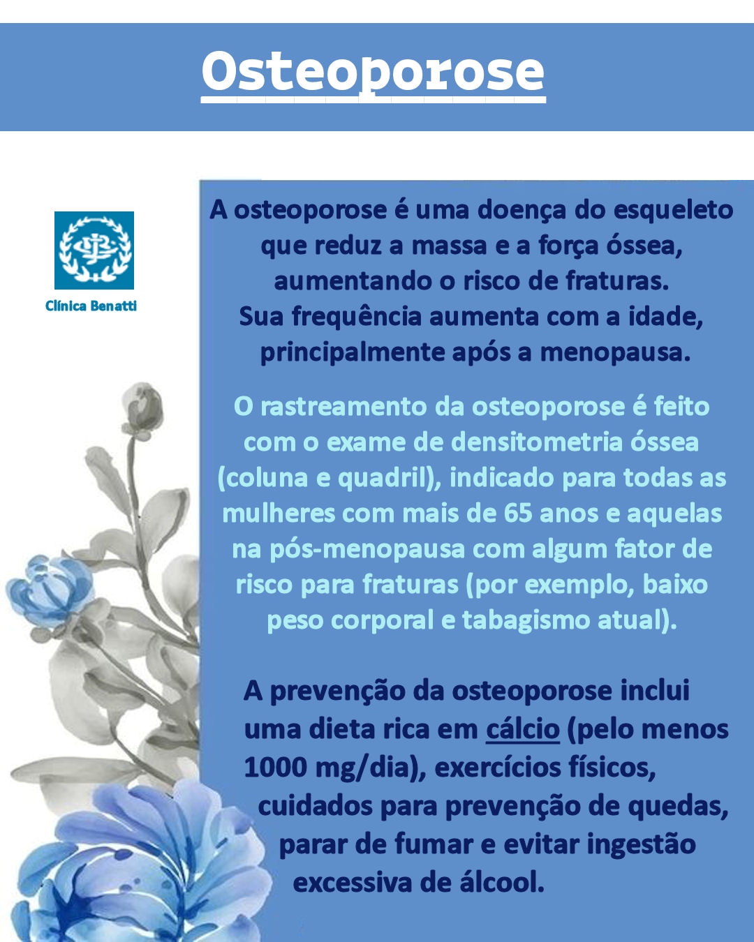 Prevenção da Osteoporose