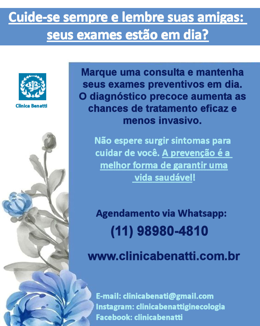 Seus exames ginecológicos estão em dia?