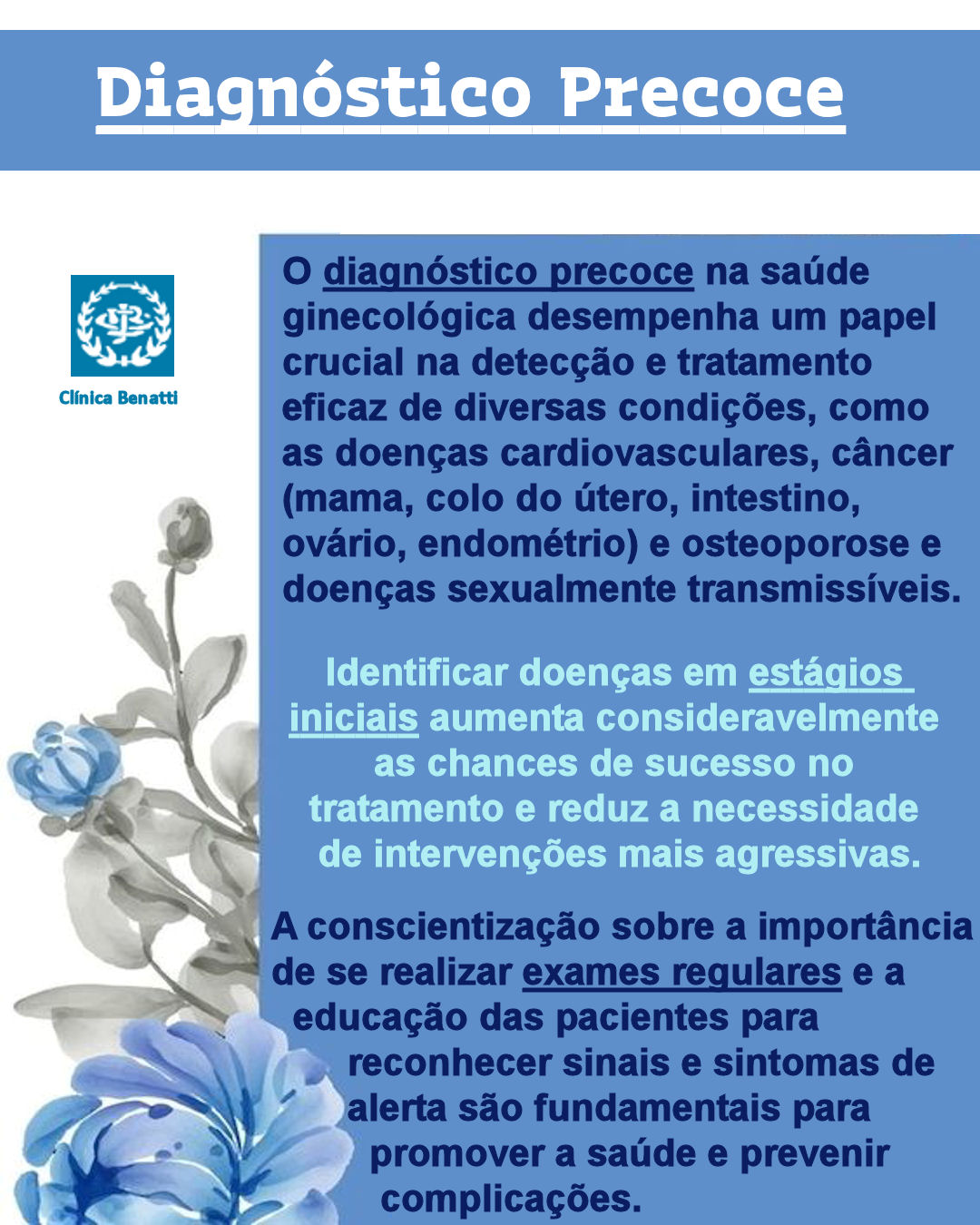 Diagnóstico Precoce na Saúde Ginecológica