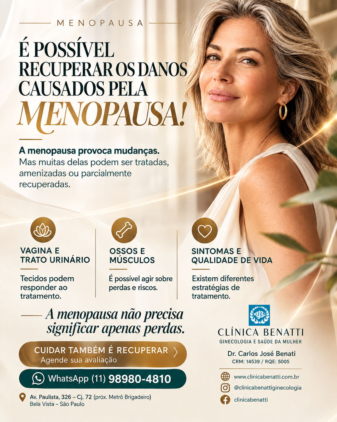 É possível recuperar os danos causados pela menopausa