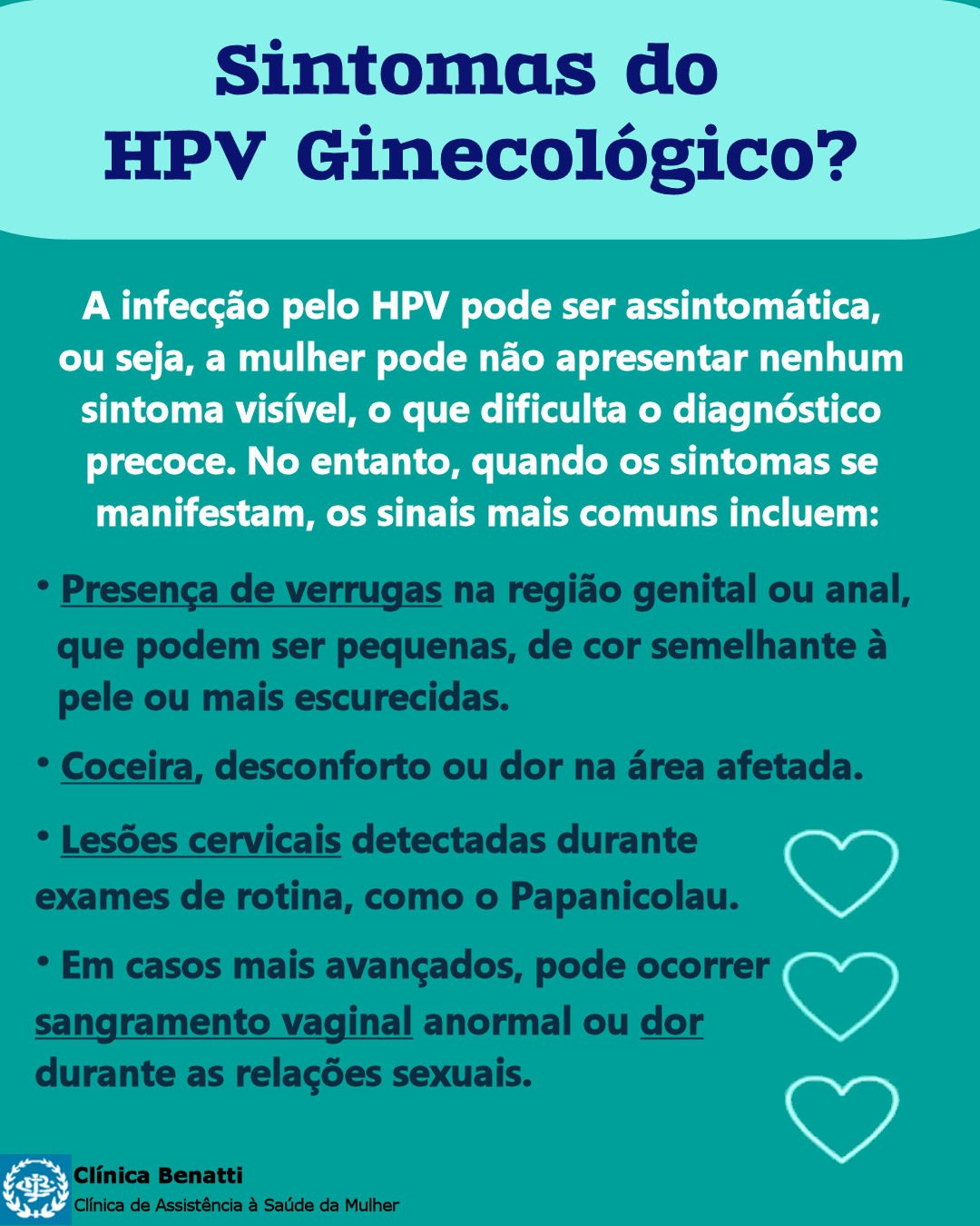 Sintomas de HPV Ginecológico