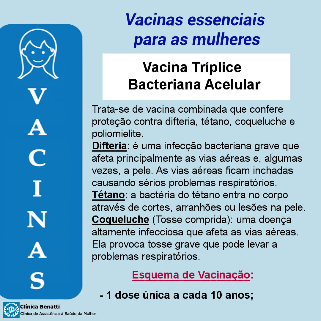 Vamos falar de vacinação feminina?