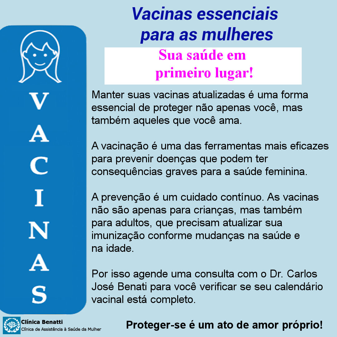 Vamos falar de vacinação feminina?